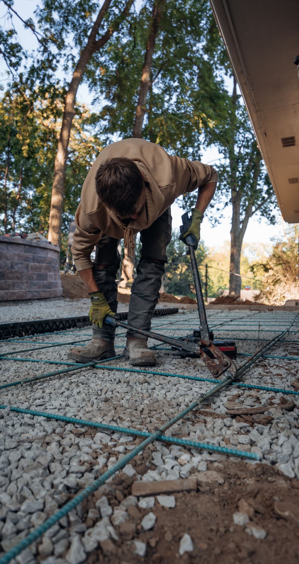 Gallery photos for Backyard Transformation with Tiered Retaining Walls: Image #3