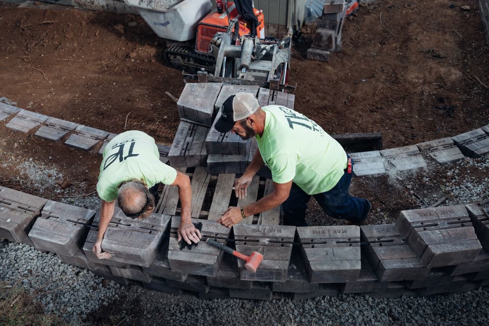 Gallery photos for Backyard Transformation with Tiered Retaining Walls: Image #10