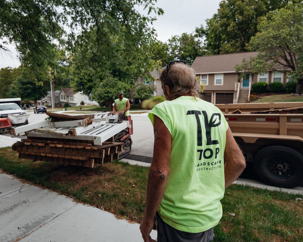 Gallery photos for Backyard Transformation with Tiered Retaining Walls: Image #19