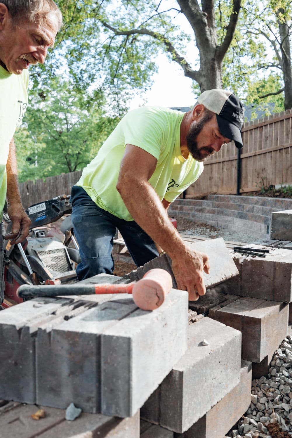 Gallery photos for Backyard Transformation with Tiered Retaining Walls: Image #23