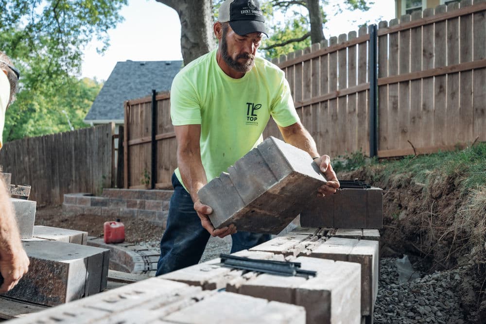 Gallery photos for Backyard Transformation with Tiered Retaining Walls: Image #24